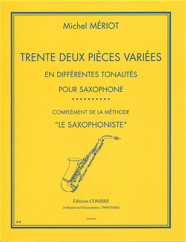 Pièces variées (32) en différentes tonalités